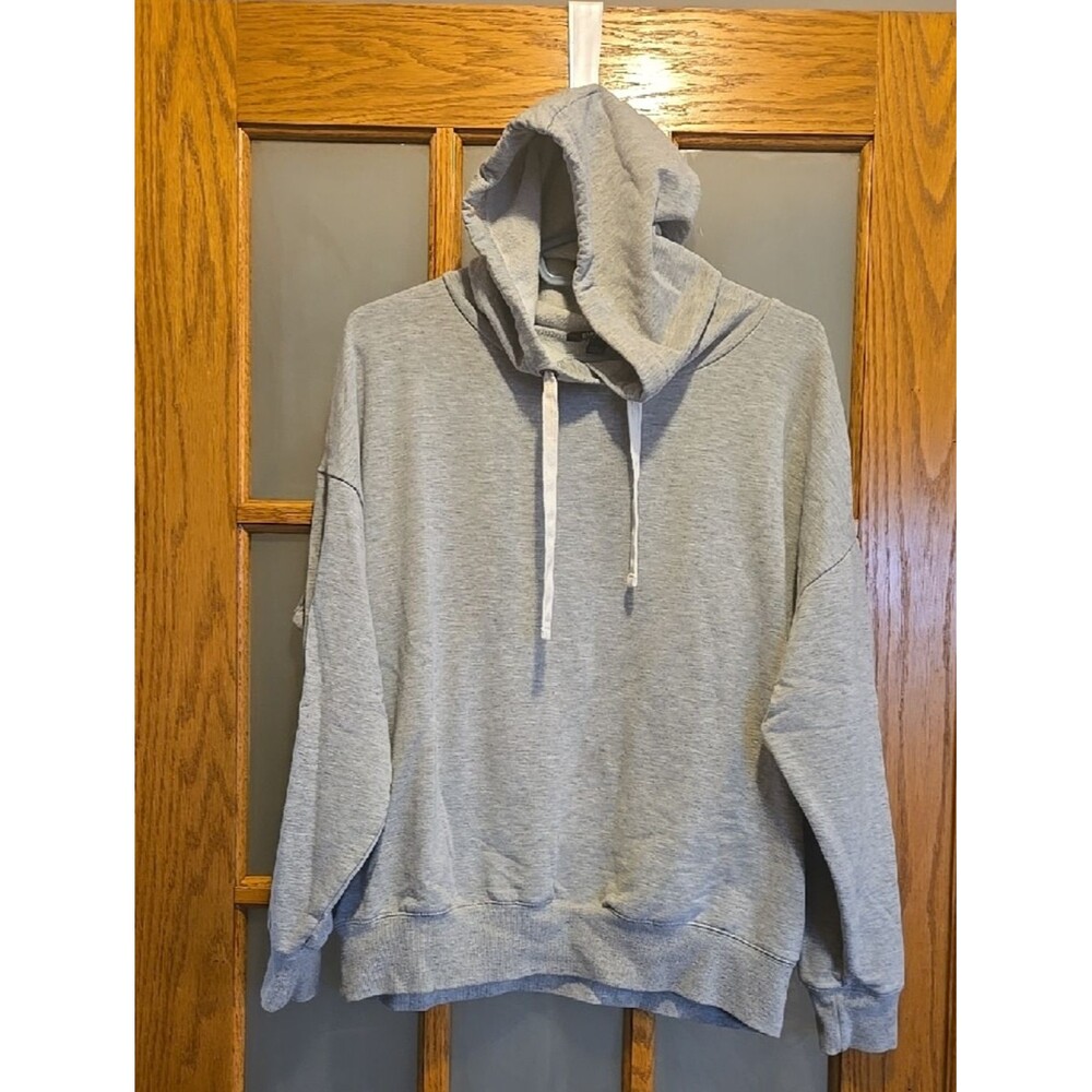 Buffalo David Bitton Light Heather Gray Hoodie Large As Is - Picture 2 of 12